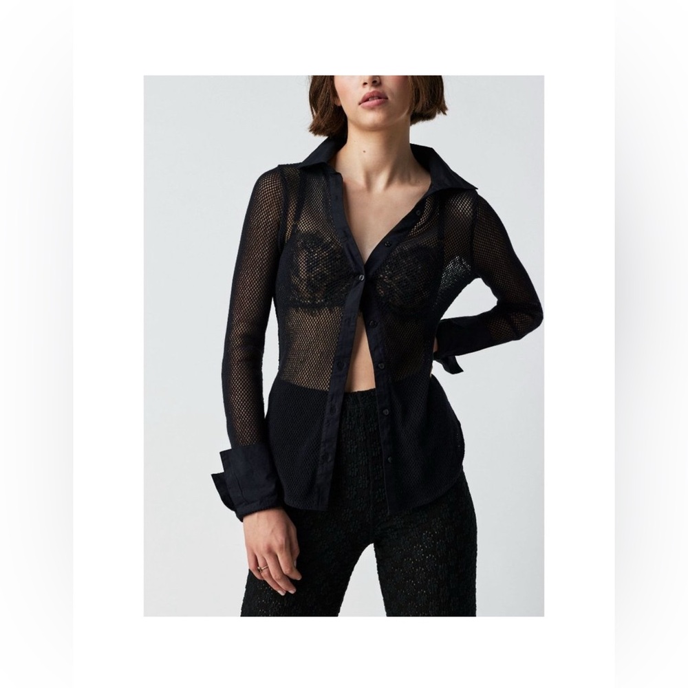 NWT Free People Siggie Button Down